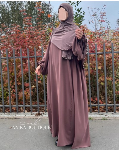 ABAYA NARJESS EN SOIE DE MÉDINE