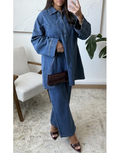 PAQUET DE 4 ENSEMBLE EN JEAN 100% COTON