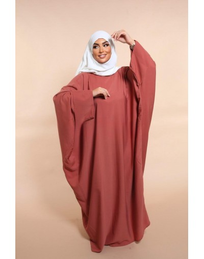 1m80 ABAYA AMPLE À  clips aux poignets